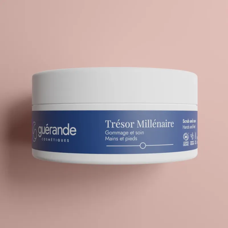 Trésor millénaire | Gommage mains - Guérande Cosmétiques