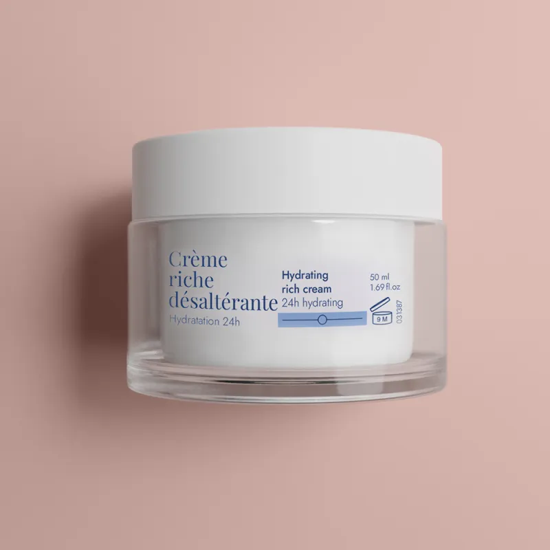 Crème riche désaltérante : peaux sèches | Crème désaltérante bio - Guérande Cosmétiques