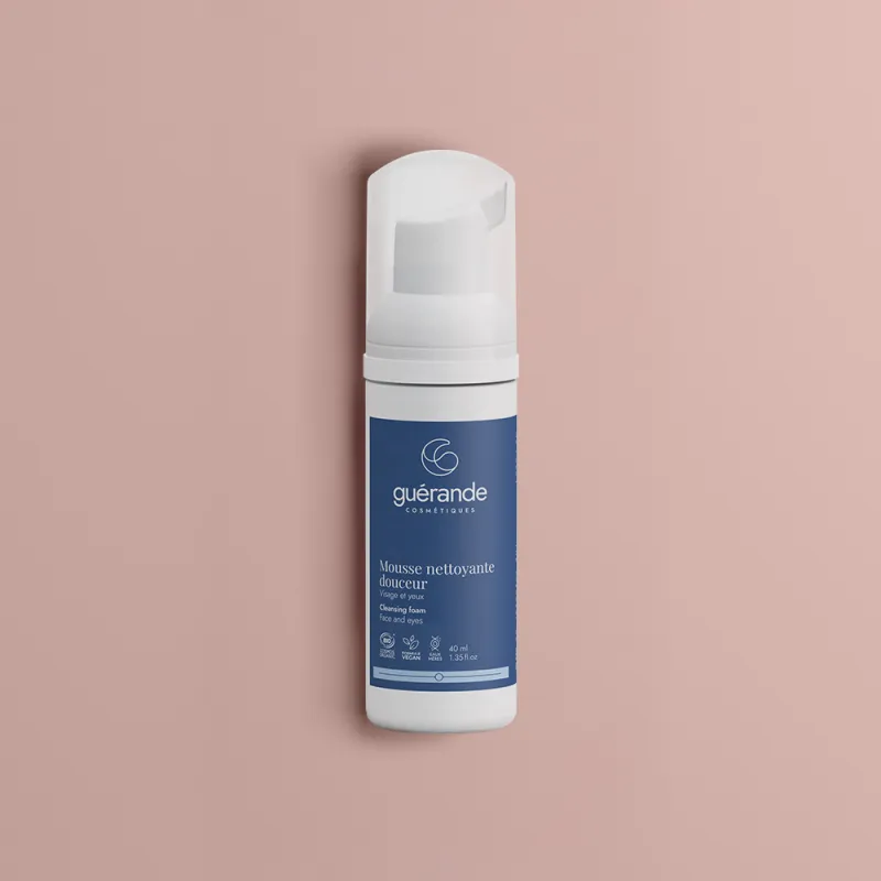 Mousse nettoyante douceur format voyage