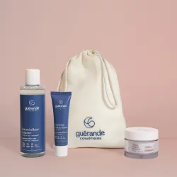 Coffret soin du visage bio, crème de jour et eau micellaire